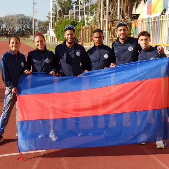 Brilló en la  pista