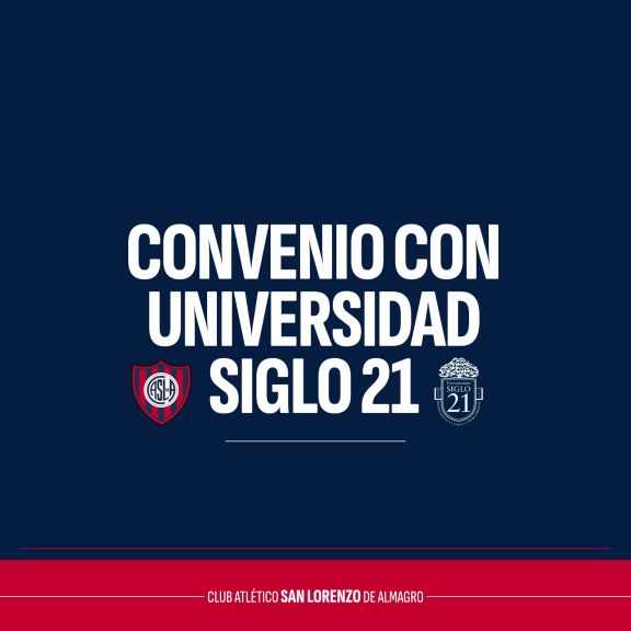 Acuerdo con la Universidad Siglo 21
